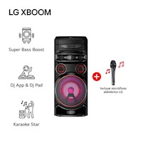 Torre de sonido LG XBOOM RNC7 Multi-Bluetooth Karaoke Star - Negro
